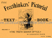 1890 Freethinkers'  Pictorial Text-Book (book cover)